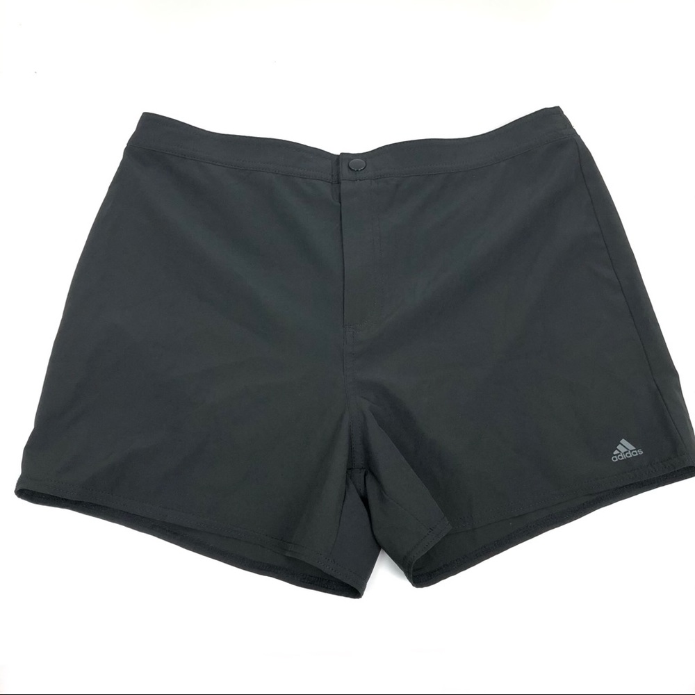 Classic Black Adidas Swim Shorts